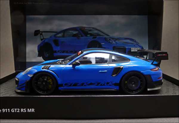 1:18 Porsche 911 [991.2] GT2 RS MR Manthey Racing blau- schwarz Collector Edition